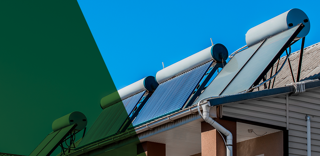 геліосистеми для опалення будинку фото